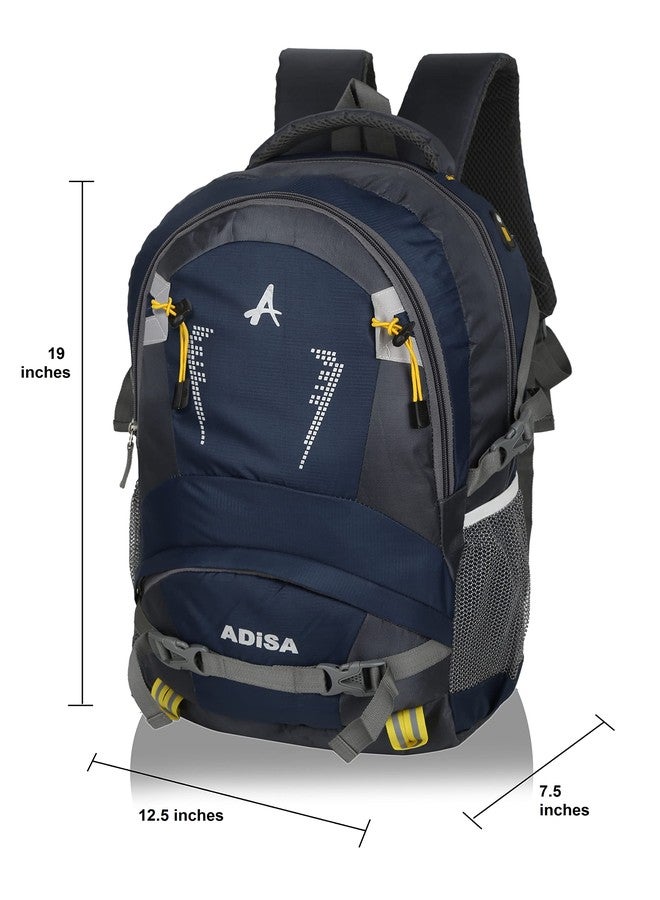 ADISA casual laptop backpack office bag college travel back pack for men and women (BP141-NAV) - Image 2