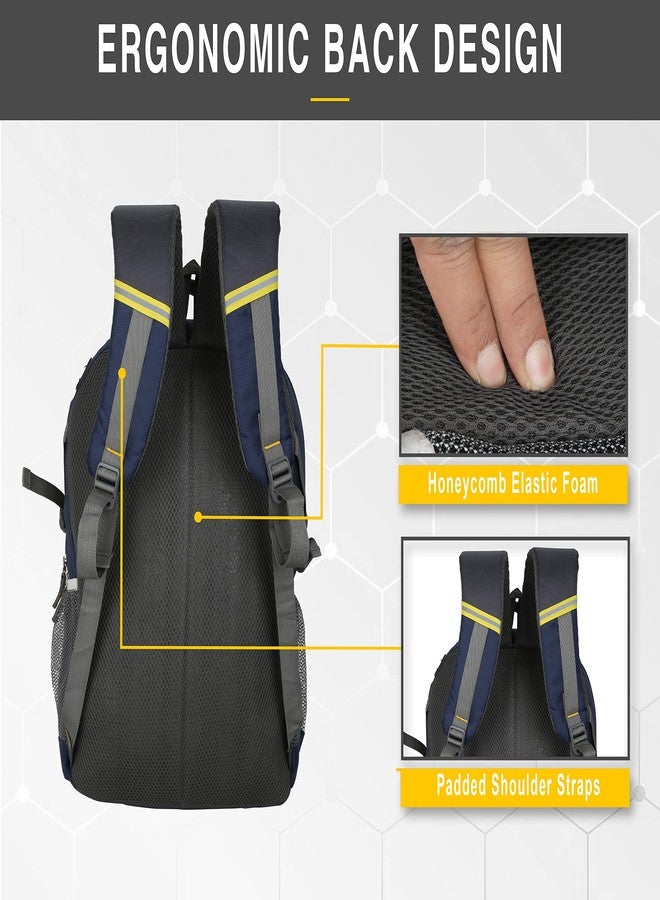 ADISA casual laptop backpack office bag college travel back pack for men and women (BP141-NAV) - Image 5