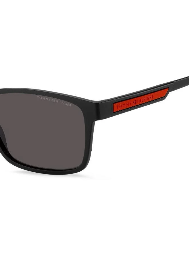 TOMMY HILFIGER  Men's UV Protection Sunglasses Th 2089/S Black 40.5 - Lens Size: 56 Mm for Men | Best Price UAE