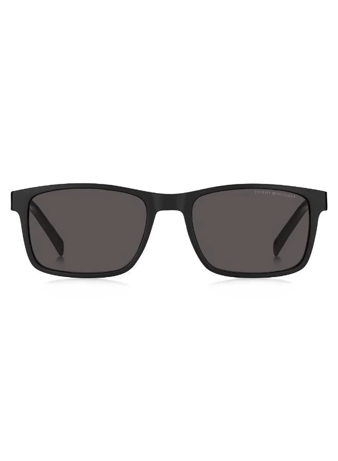 TOMMY HILFIGER  Men's UV Protection Sunglasses Th 2089/S Black 40.5 - Lens Size: 56 Mm for Men | Best Price UAE