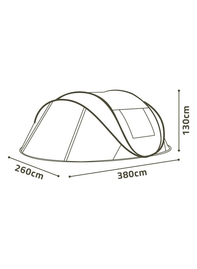 دي بي تي خيمة المبيت تلقائية نايلون,خيمة رحلات - Image 5