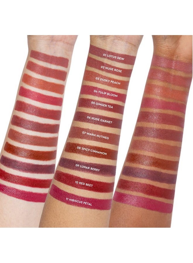 KIRO Lush Moist Matte Lipstick Spicy Cinnamon (Rust Brown), 4.2 Gm, Smudgeproof, Long Lasting, Matte Lip Stick, Vegan, No Paraben, Jojoba Oil, Cocoa Butter, Non Toxic Lipstick For Intense Pigmentation - Image 5