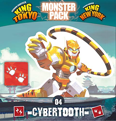 IELLO: Monster Pack #4 Cybertooth, Brings New Game Mechanic, Compatible with All Existing Monsters, 2 to 6 Players, Ages 8 and Up - Image 3
