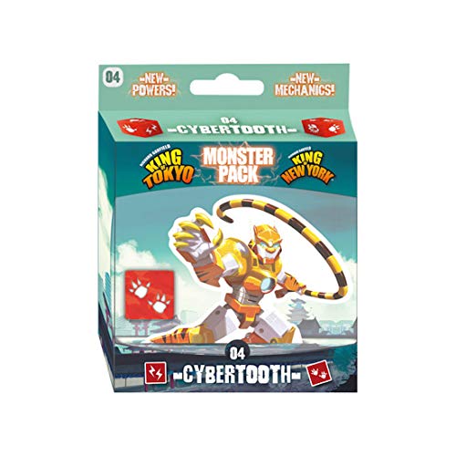 IELLO: Monster Pack #4 Cybertooth, Brings New Game Mechanic, Compatible with All Existing Monsters, 2 to 6 Players, Ages 8 and Up - Image 5