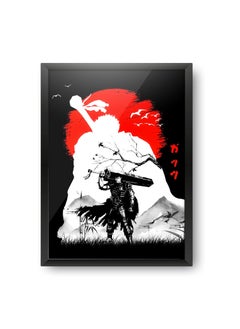 Epic Stuff Epic Stuff Berserk Guts Design A4 Wall Poster With Frame Best Gifts For BerserkAnime FandomGreat Accessory For Home 