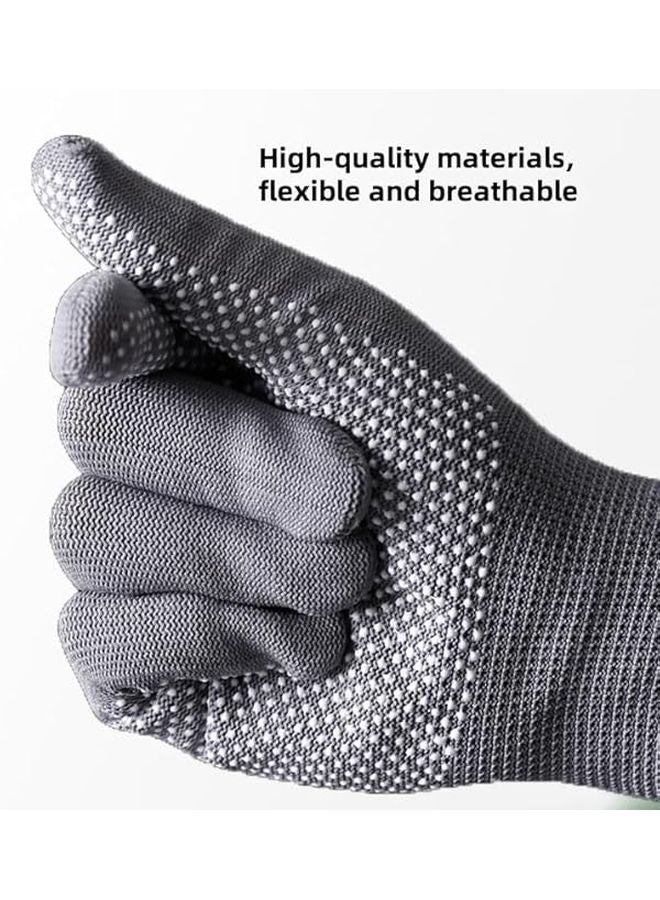 6 Pairs Non Slip Nylon Gloves Lightweight Breathable For Home Decor - Image 4