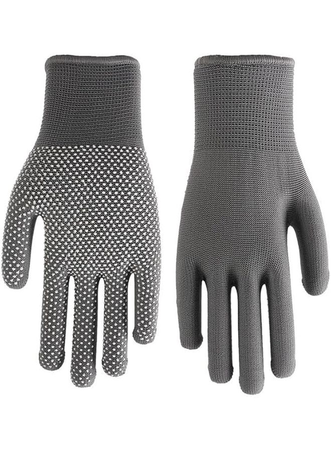 6 Pairs Non Slip Nylon Gloves Lightweight Breathable For Home Decor - Image 1