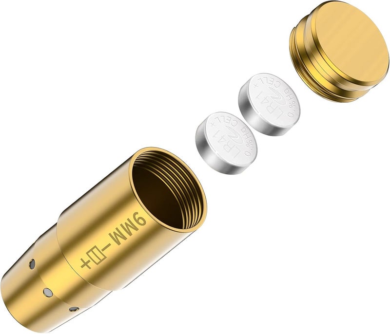 Tipfun 9MM/ .243 .308/6.5MM/300BLK 7.62x35mm/.44mag/30-06/25-06/270 Cal Rem Gauge Bore Sight Red Dot Boresighter with Batteries - Image 2