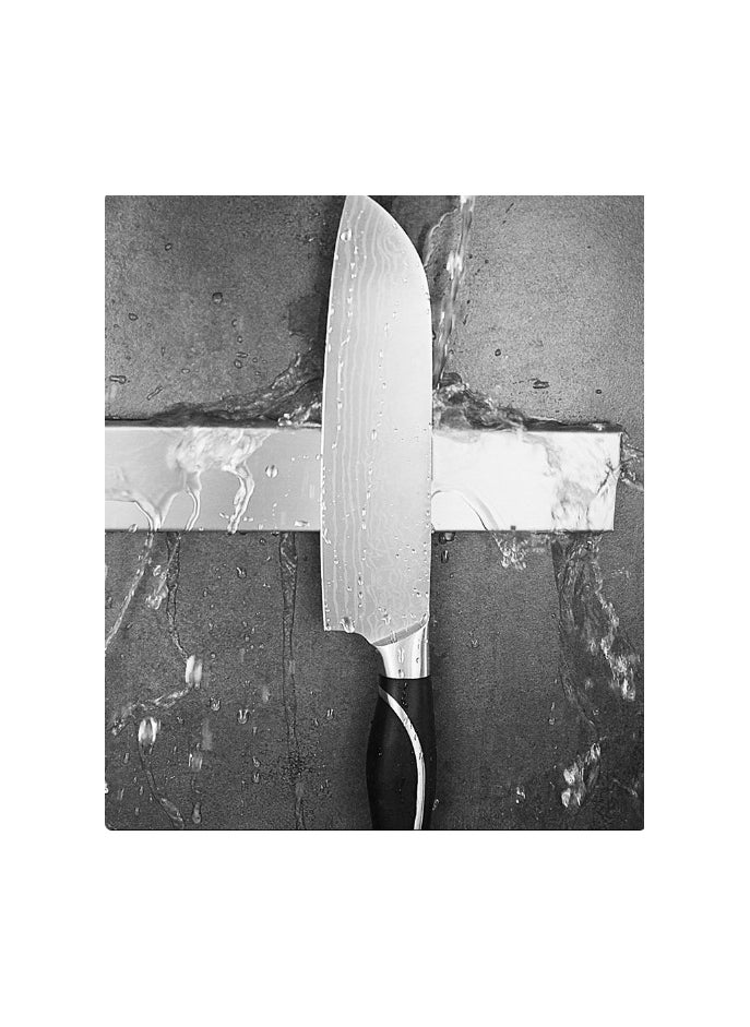 304 stainless steel magnetic milling cutter holder kitchen punch-free stand kitchen knife storage rack magnetic Suction knife holder