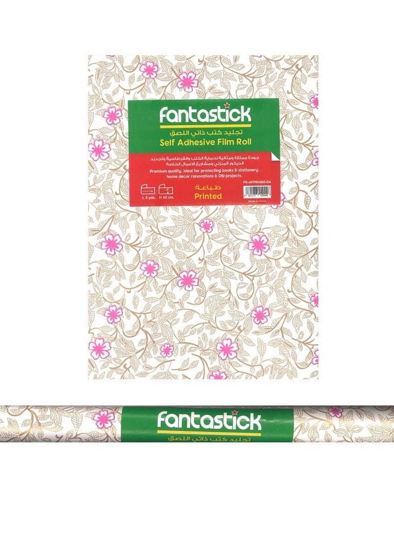 Fantastick Self Adhesive Film Roll Printed Design 5 Yards  - Image 1