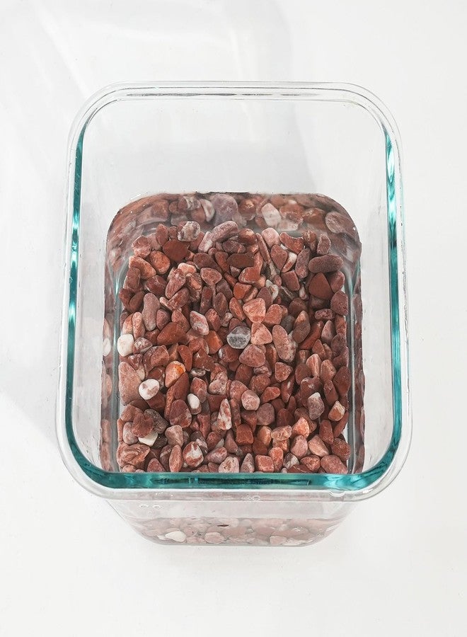 CONSDAN 2 LBS Natural Gravel for Fish Tank, StoneCreek Betta Fish Aquarium Gravel, Vase Filler, River Rocks, Fish Tank Decorations, Perfect for Aquarium Decor, Fish Tank, & Indoor Plant, Red - Image 4