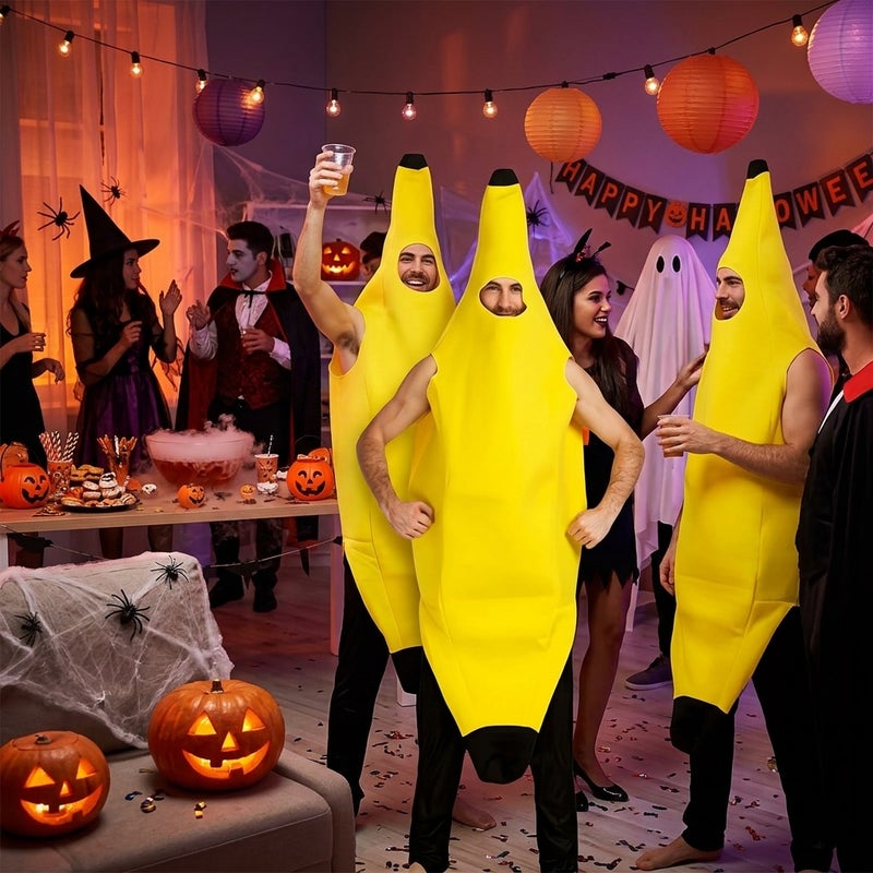 Halloween Banana Costume – Fruit-Themed Stage Performance Outfit - Image 4