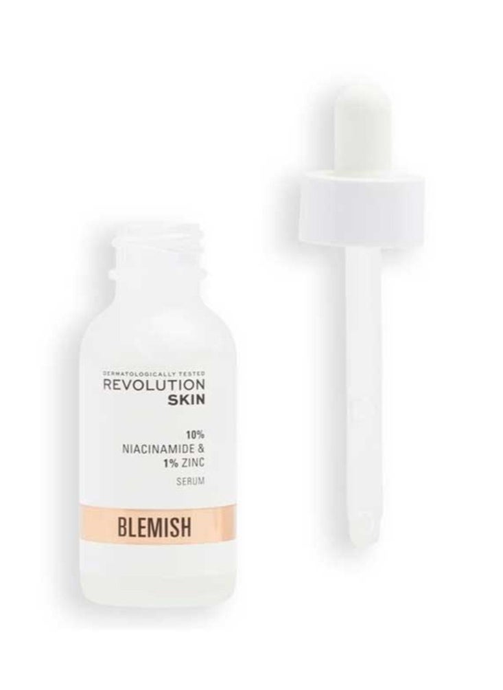 REVOLUTION Revolution Skincare Blemish And Pore Refining Serum - 10% Niacinamide + 1% Zinc  - Image 3