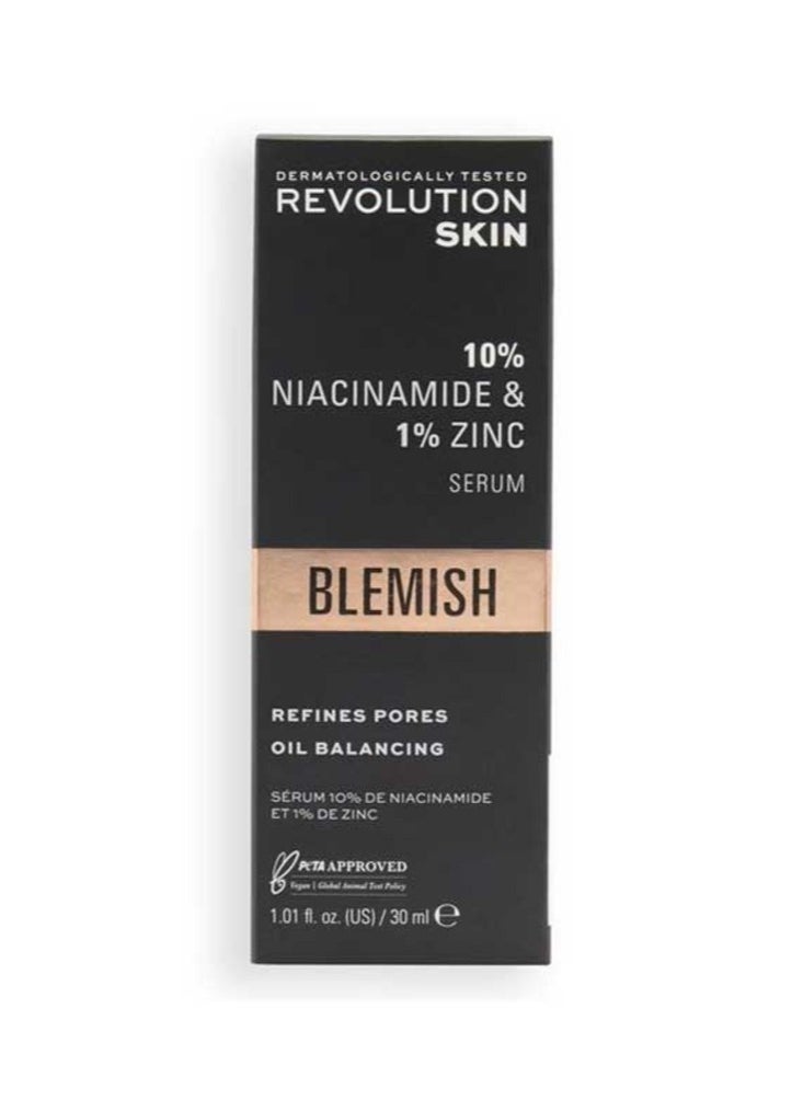 REVOLUTION Revolution Skincare Blemish And Pore Refining Serum - 10% Niacinamide + 1% Zinc  - Image 4