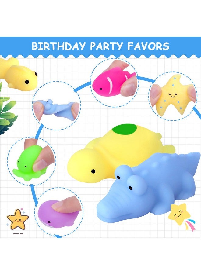 POKONBOY 30 Pcs Squishies Mochi Toys, Mini Kawaii Squishy Sea Animals Squeeze Stress Relief Toys Easter Basket Stuffers Christmas Birthday For Kids - Image 4