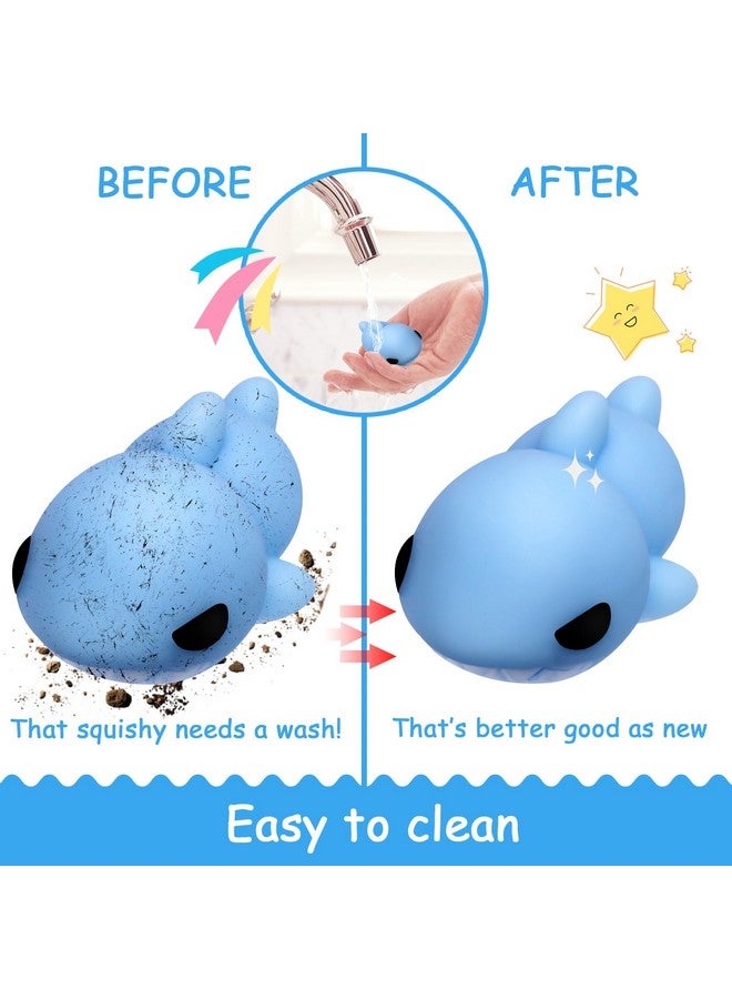 POKONBOY 30 Pcs Squishies Mochi Toys, Mini Kawaii Squishy Sea Animals Squeeze Stress Relief Toys Easter Basket Stuffers Christmas Birthday For Kids - Image 2
