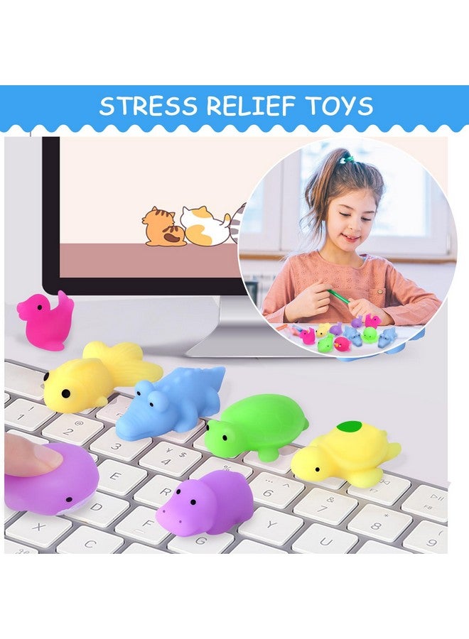 POKONBOY 30 Pcs Squishies Mochi Toys, Mini Kawaii Squishy Sea Animals Squeeze Stress Relief Toys Easter Basket Stuffers Christmas Birthday For Kids - Image 5