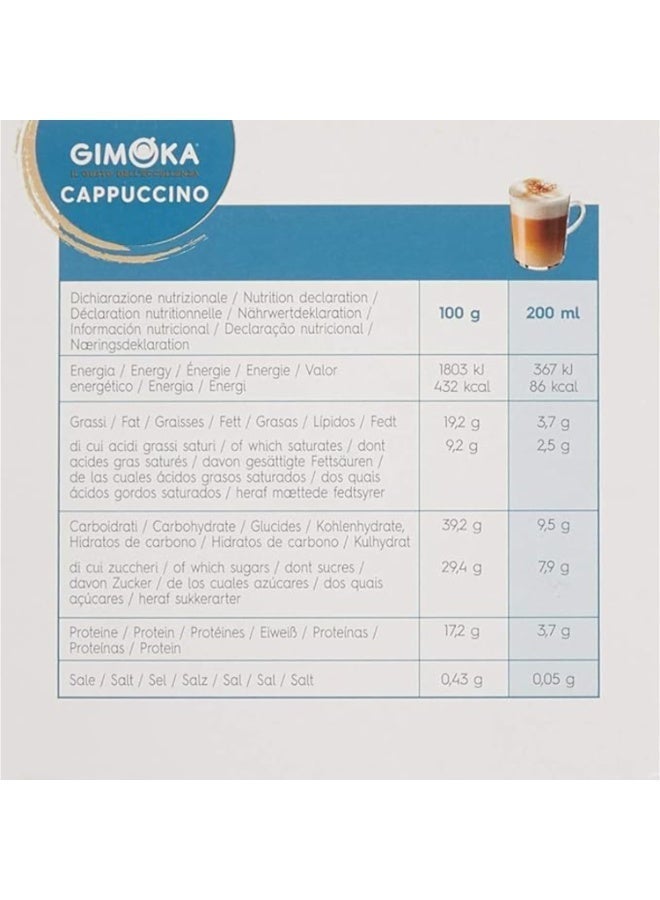 Gimoka Cappuccino Coffee Capsules | Compatible with Dolce Gusto | 3 Packs × 16 Pods (Total 48 Capsules) – Value Pack - Image 4