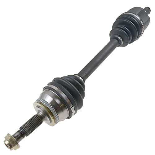 TRQ Front Left CV Axle Shaft Assembly Drivers Side Compatible with 2001-2006 Hyundai Elantra 2003-2008 Tiburon 2004-2006 Kia Spectra 2005-2006 Spectra5 - Image 1