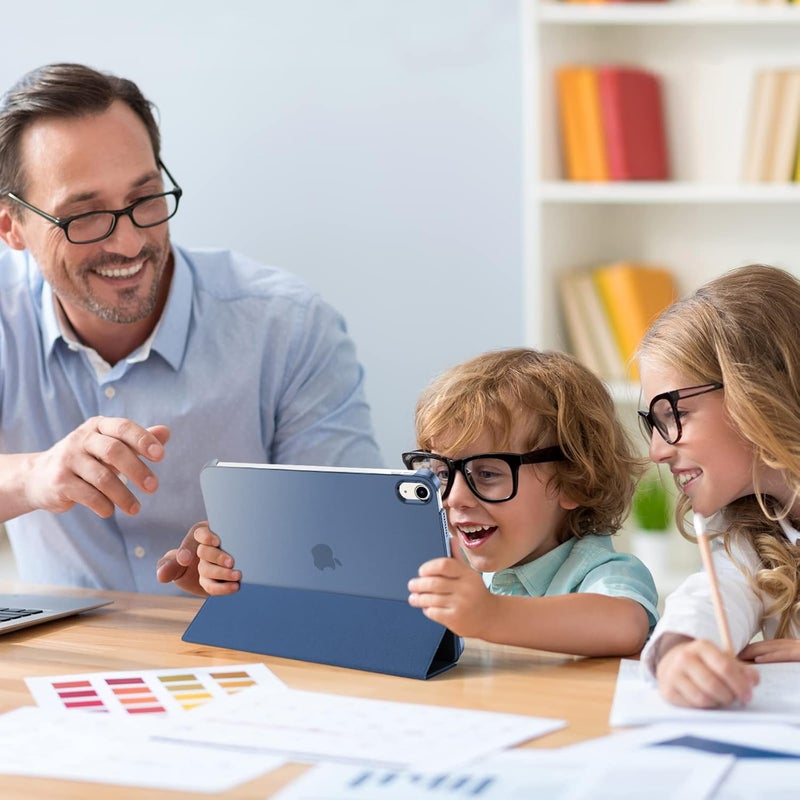 Procases For Ipad A16 11Th Generation 11 Inch 2025/ Ipad 10Th Generation 10.9 Inch 2022 Case, Slim Smart Cover With Translucent Hard Shell Back, Supports Touch Id, Auto Wake/Sleep -Navy - Image 3