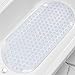 DEXI DEXI Clear Bathtub Mat Non Slip Shower Floor Mats for Bathroom Bath Tub Washable Suction Cup 16"x35" - Image 2