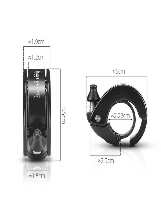 SONZUIA Hidden Conch Bike Bell, Classic Bicycle Bell Mountain Bike Bells for Adults, 100dB Loud Crisp Clear for 22.2mm/0.78in Bike Handlebars - Image 4