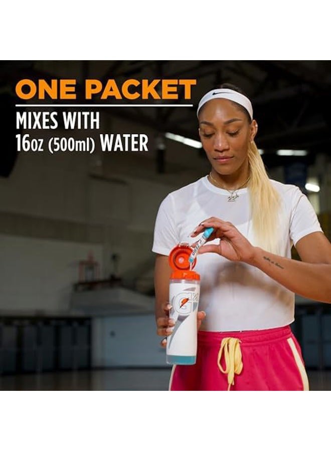 Gatorade بودرة جي زيرو، نكهة فواكه، عبوات 0.10 أونصة، تصنع 20 أونصة (120 عبوة) - Image 4