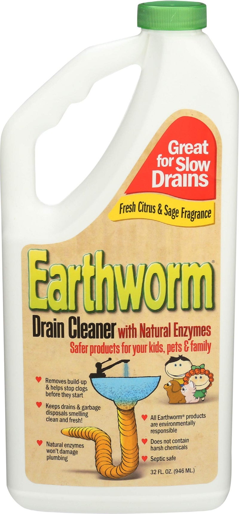 EARTHWORM Drain Cleaner 32 FZ
