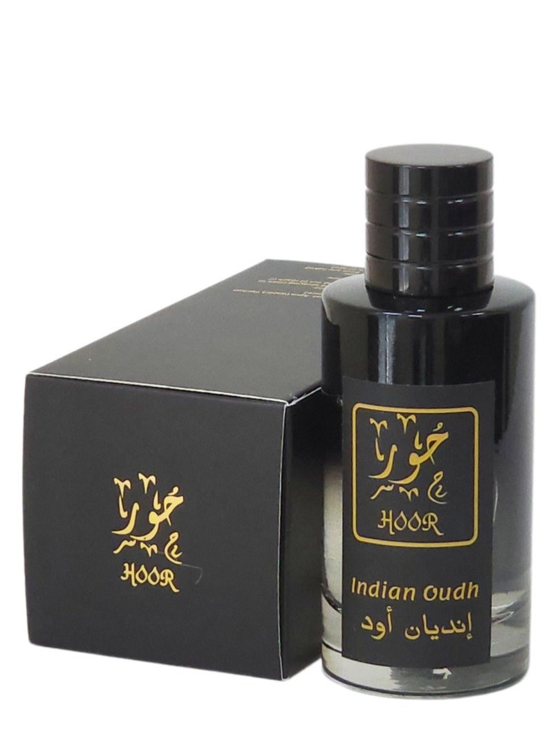 حور عطر العود الهندي بواسطة حور - ماء عطر للرجال والنساء، رائحة تدوم طويلاً، 100 مل - Image 1
