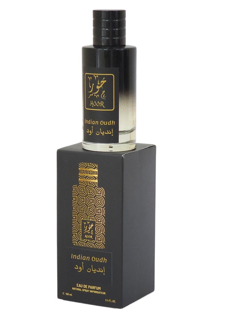 حور عطر العود الهندي بواسطة حور - ماء عطر للرجال والنساء، رائحة تدوم طويلاً، 100 مل - Image 3