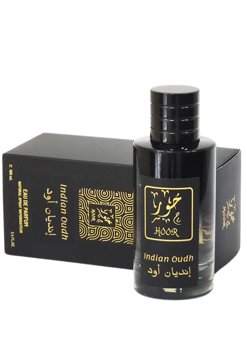 حور عطر العود الهندي بواسطة حور - ماء عطر للرجال والنساء، رائحة تدوم طويلاً، 100 مل - Image 4