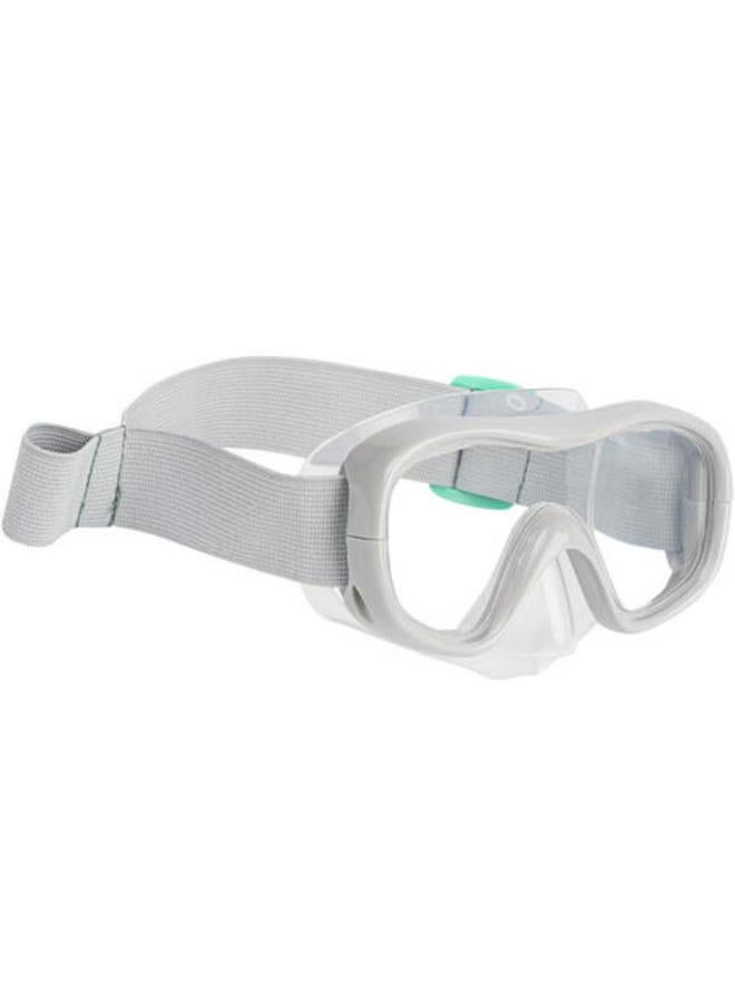 Subea Kids' Snorkelling Fins Mask Snorkel Set SNK 500 -Blue Grey Pastel Mint - Image 2