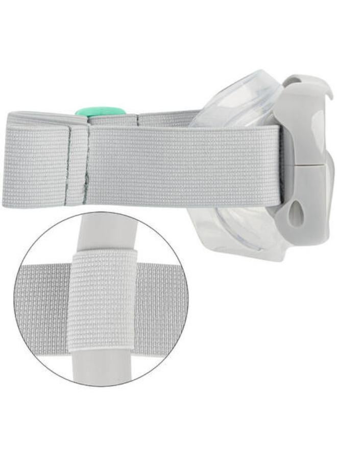 Subea Kids' Snorkelling Fins Mask Snorkel Set SNK 500 -Blue Grey Pastel Mint - Image 4