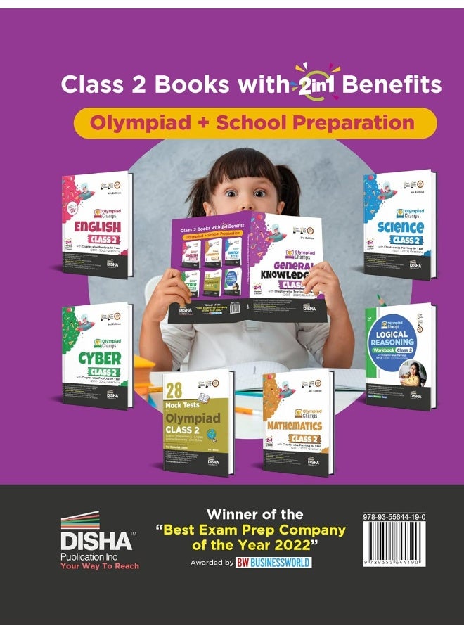 Olympiad Champs General Knowledge Class 2 with Chapter-wise Previous 8 Year (2015 - 2022) Questions 3rd Edition | Complete Prep Guide with Theory, PYQs, Past & Practice Exercise | - Image 2