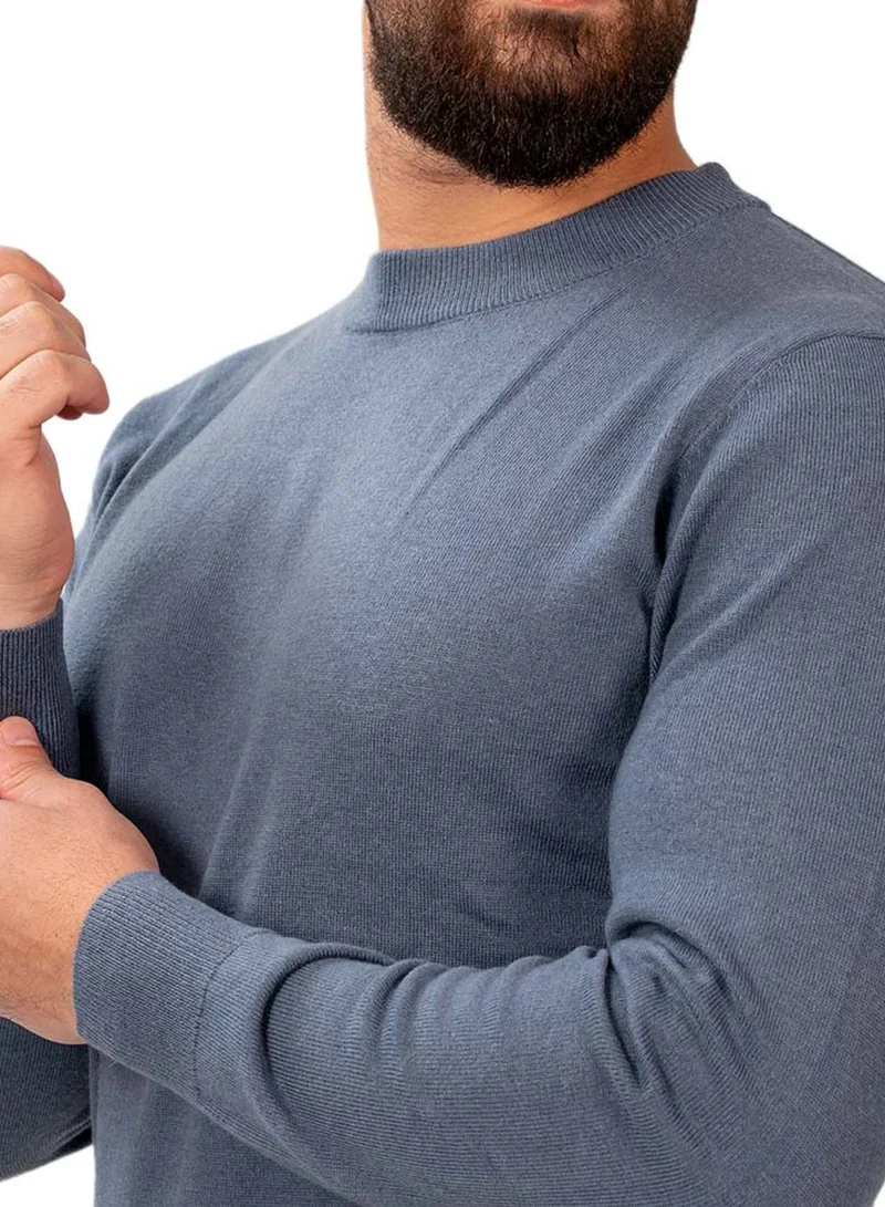 GIORDANO  Men’s Mock Neck Jersey Knit Relaxed Fit Sweater for Men | Best Price UAE