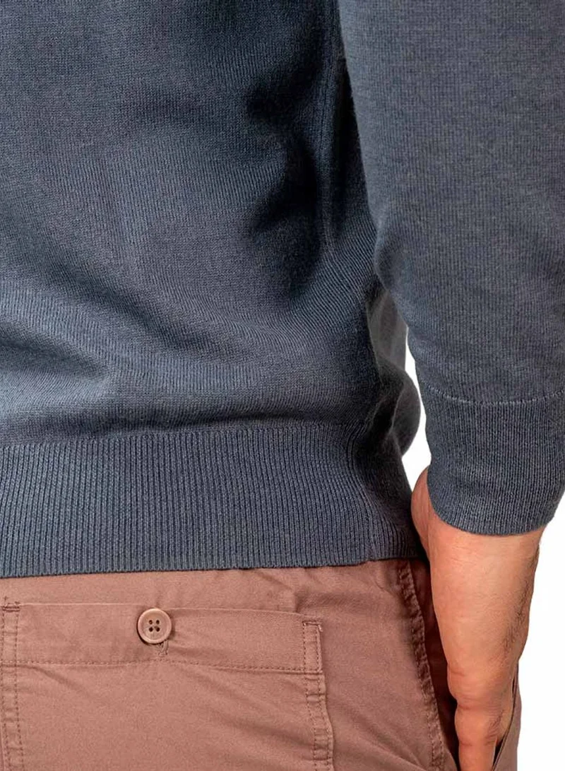 GIORDANO  Men’s Mock Neck Jersey Knit Relaxed Fit Sweater for Men | Best Price UAE