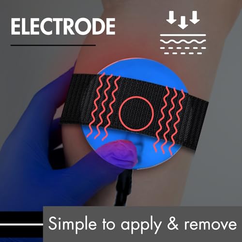 dr pt Physiogears Tens 2 Channel Tens Machine Accessories Combo Kit with a set 2 Wires, 4 Pads and 1 Velacro Physiotherapy Device pain Relief - Image 3