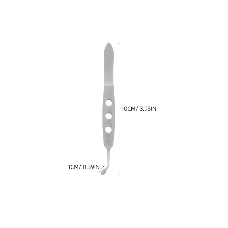 Stainless Steel Eyelid Massage Tool Meibomian Gland Expressor for Dry Eyes Care 3x4cm - Image 3