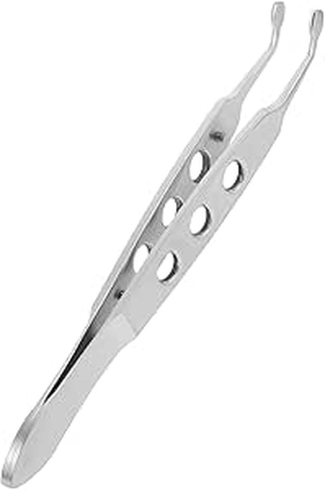 Stainless Steel Eyelid Massage Tool Meibomian Gland Expressor for Dry Eyes Care 3x4cm - Image 1