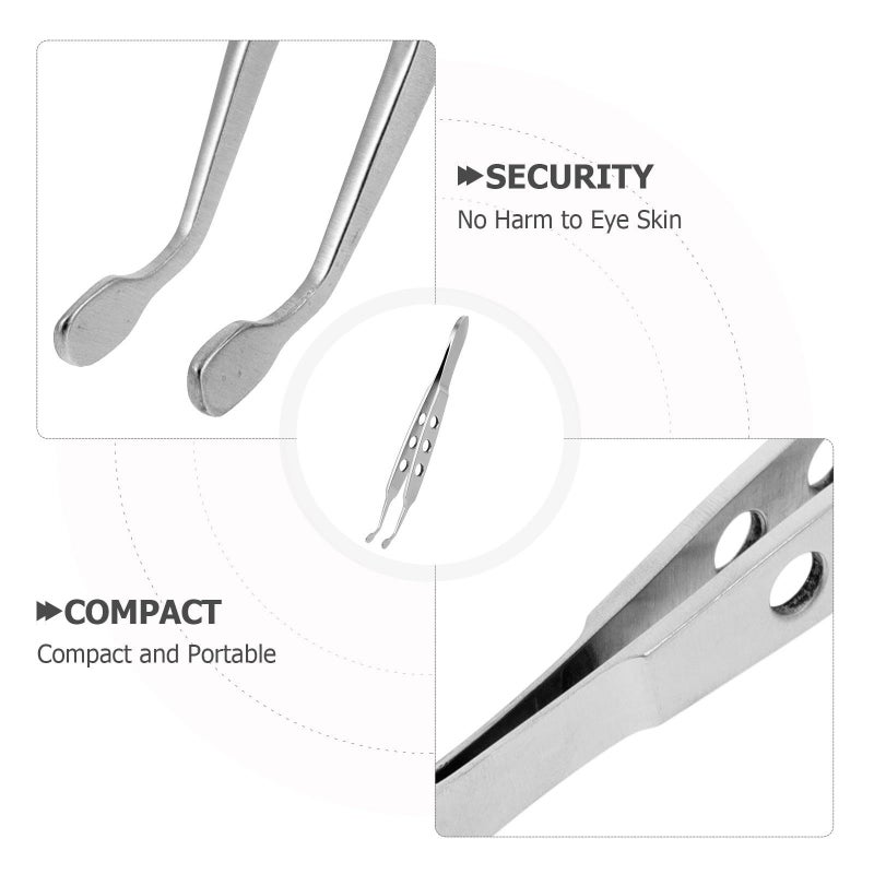 Stainless Steel Eyelid Massage Tool Meibomian Gland Expressor for Dry Eyes Care 3x4cm - Image 4