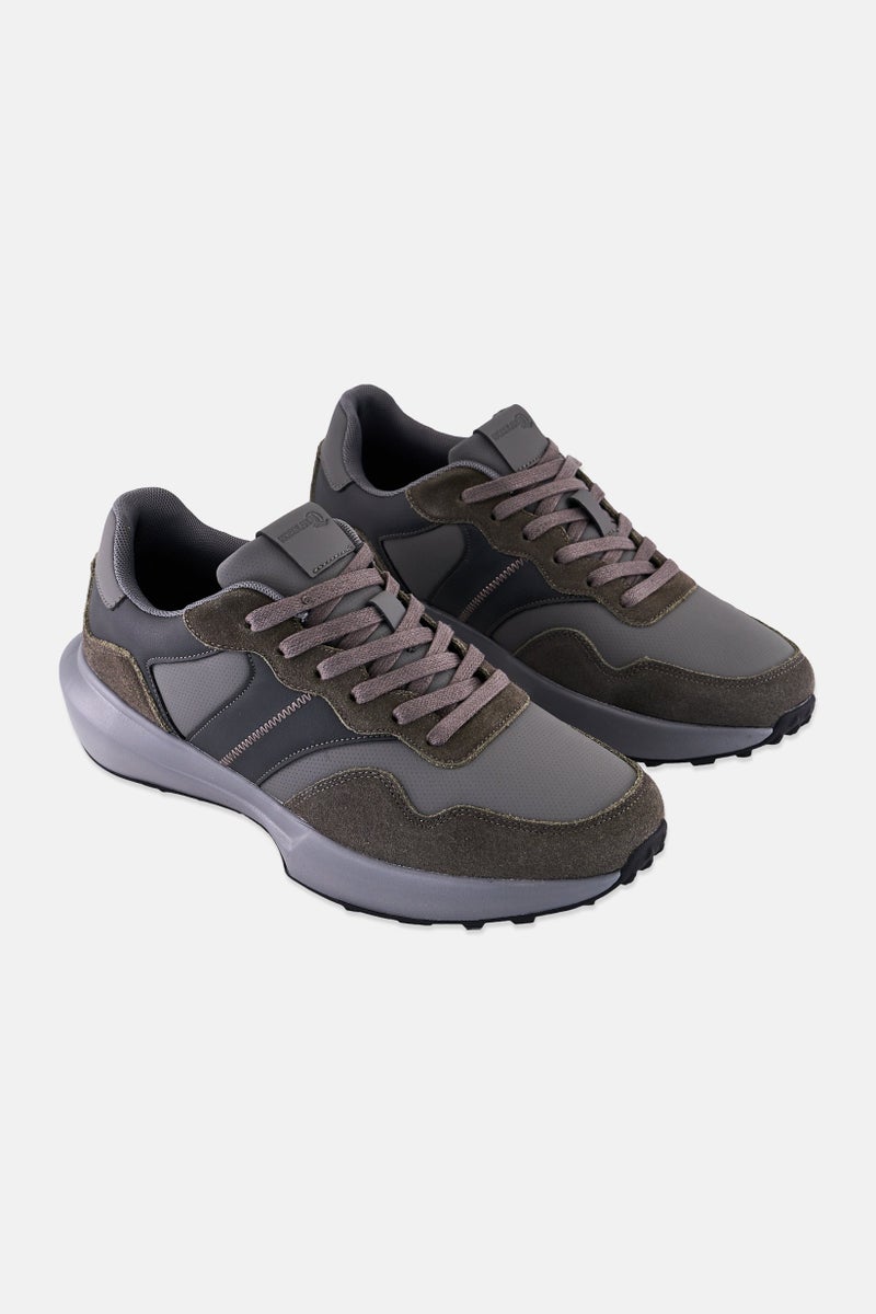 Nordland أحذية خارجية للرجال مزودة بأربطة، رمادي داكن - Image 1