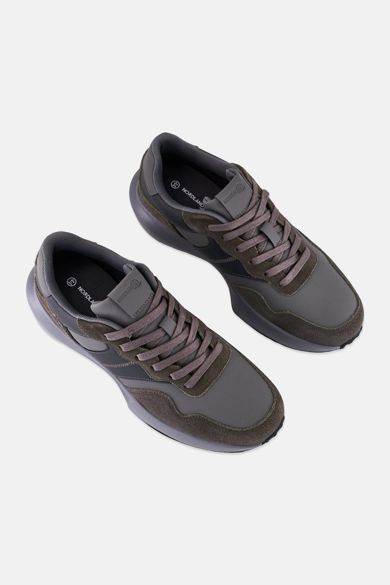 Nordland أحذية خارجية للرجال مزودة بأربطة، رمادي داكن - Image 2