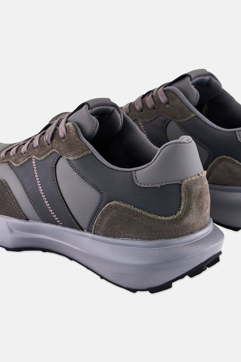 Nordland أحذية خارجية للرجال مزودة بأربطة، رمادي داكن - Image 4