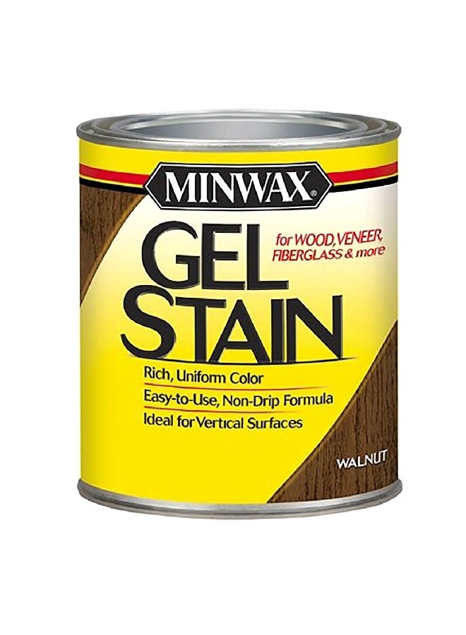 Minwax Gel Wood Stain Walnut 1qt 27426660601 - Image 1