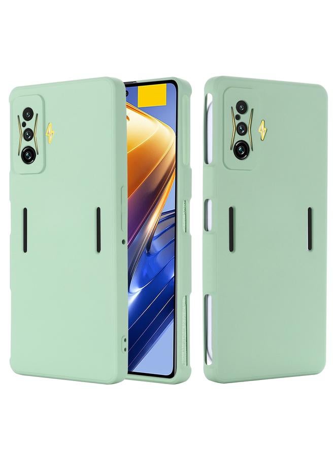 The Bros Case For Xiaomi Poco F4 GT / Redmi K50 Gaming Pure Color Liquid Silicone Shockproof Full Coverage Phone Case