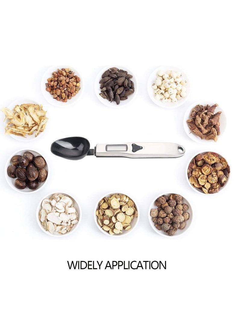 SYOSI - Kitchen Scale Spoon Gram Measuring 500g/01g Lovely Digital Weight Milligram Scoop Grams Electronic Cup for Portioning Tea Flour Spices Medicine - Image 1
