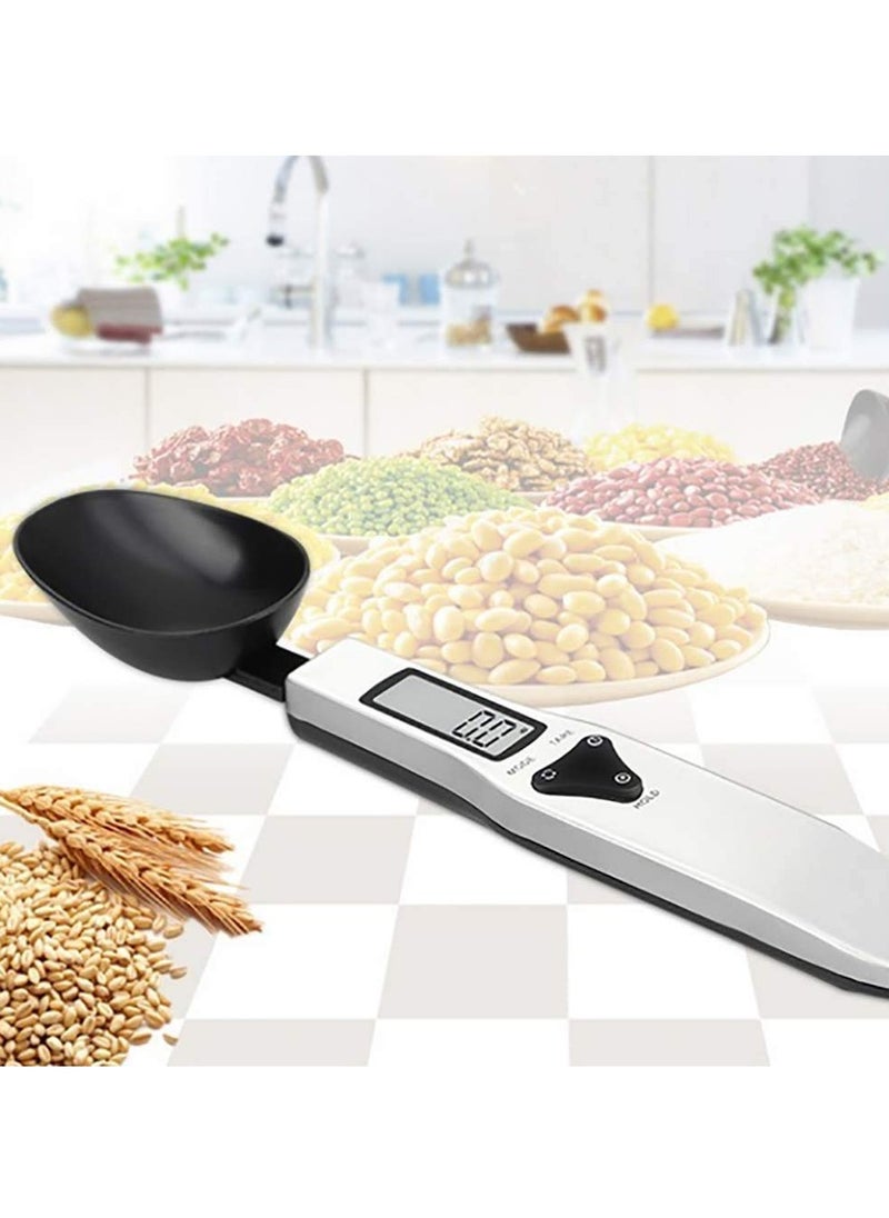 SYOSI - Kitchen Scale Spoon Gram Measuring 500g/01g Lovely Digital Weight Milligram Scoop Grams Electronic Cup for Portioning Tea Flour Spices Medicine - Image 1