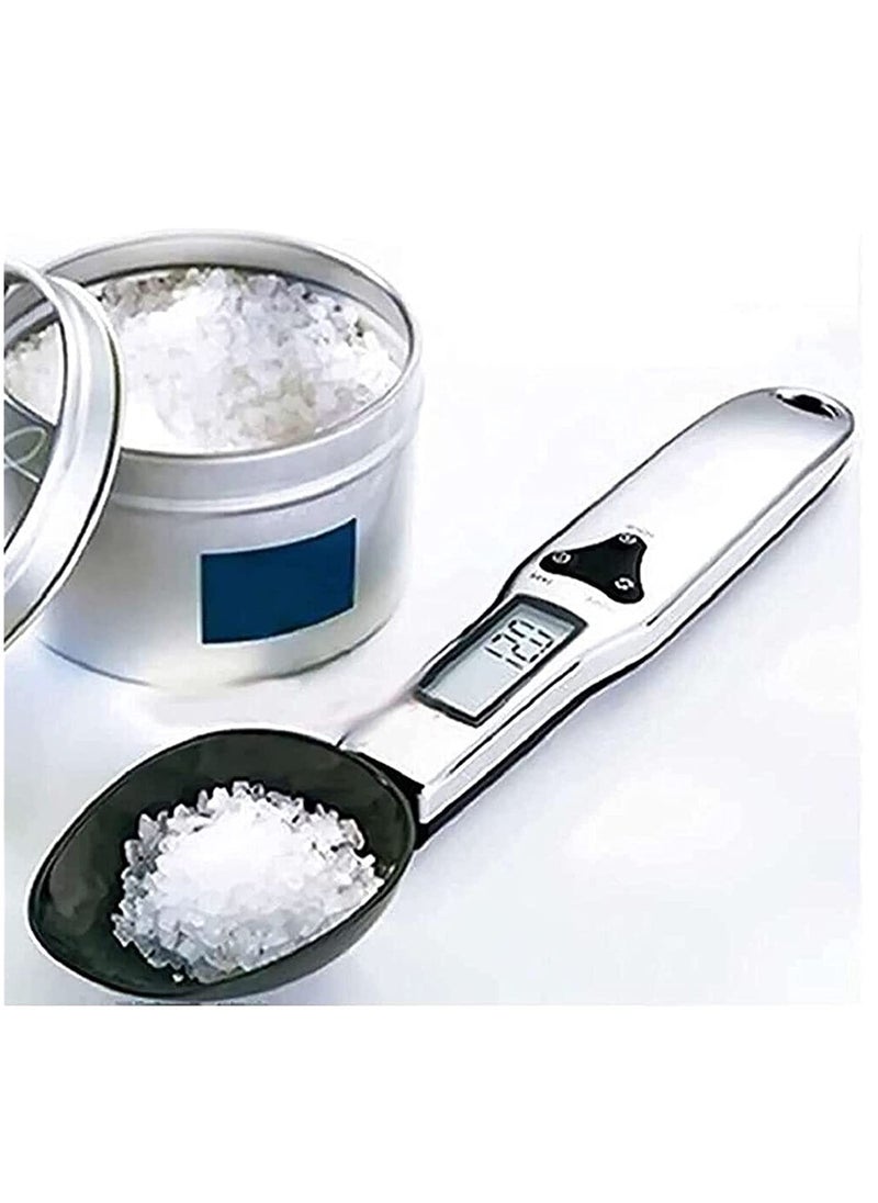 SYOSI - Kitchen Scale Spoon Gram Measuring 500g/01g Lovely Digital Weight Milligram Scoop Grams Electronic Cup for Portioning Tea Flour Spices Medicine - Image 1