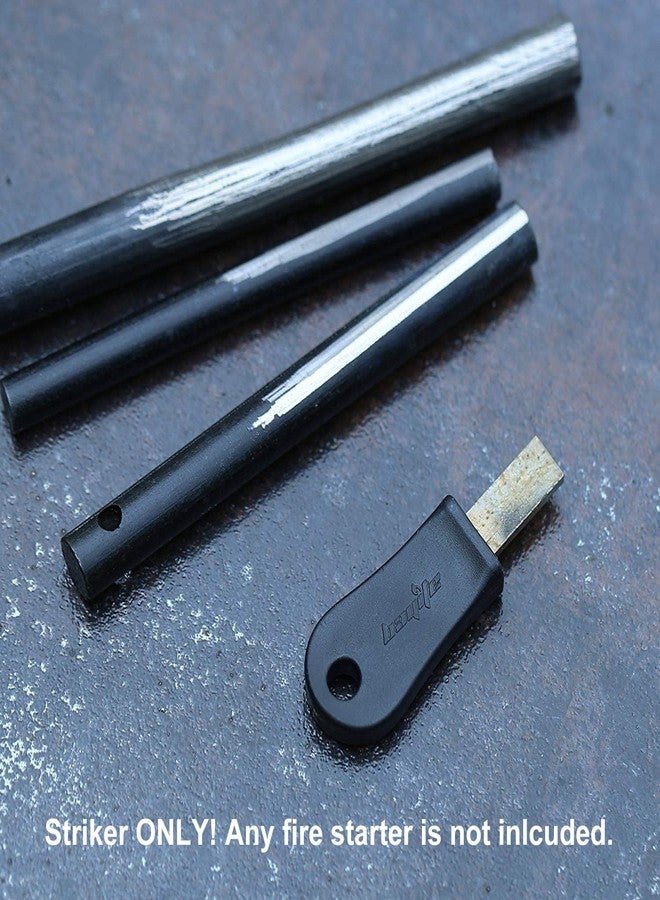 bayite Pack of 3 High Speed Steel Striker for Ferro Rod Fire Starter - Image 3