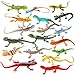 KINYFY 18 Pcs Fake Lizards Toys Plastic Artificial Reptile Lizards for Kids Realistic Lizard Toys for Halloween Party Decoration Prank Educational Tools - Image 2